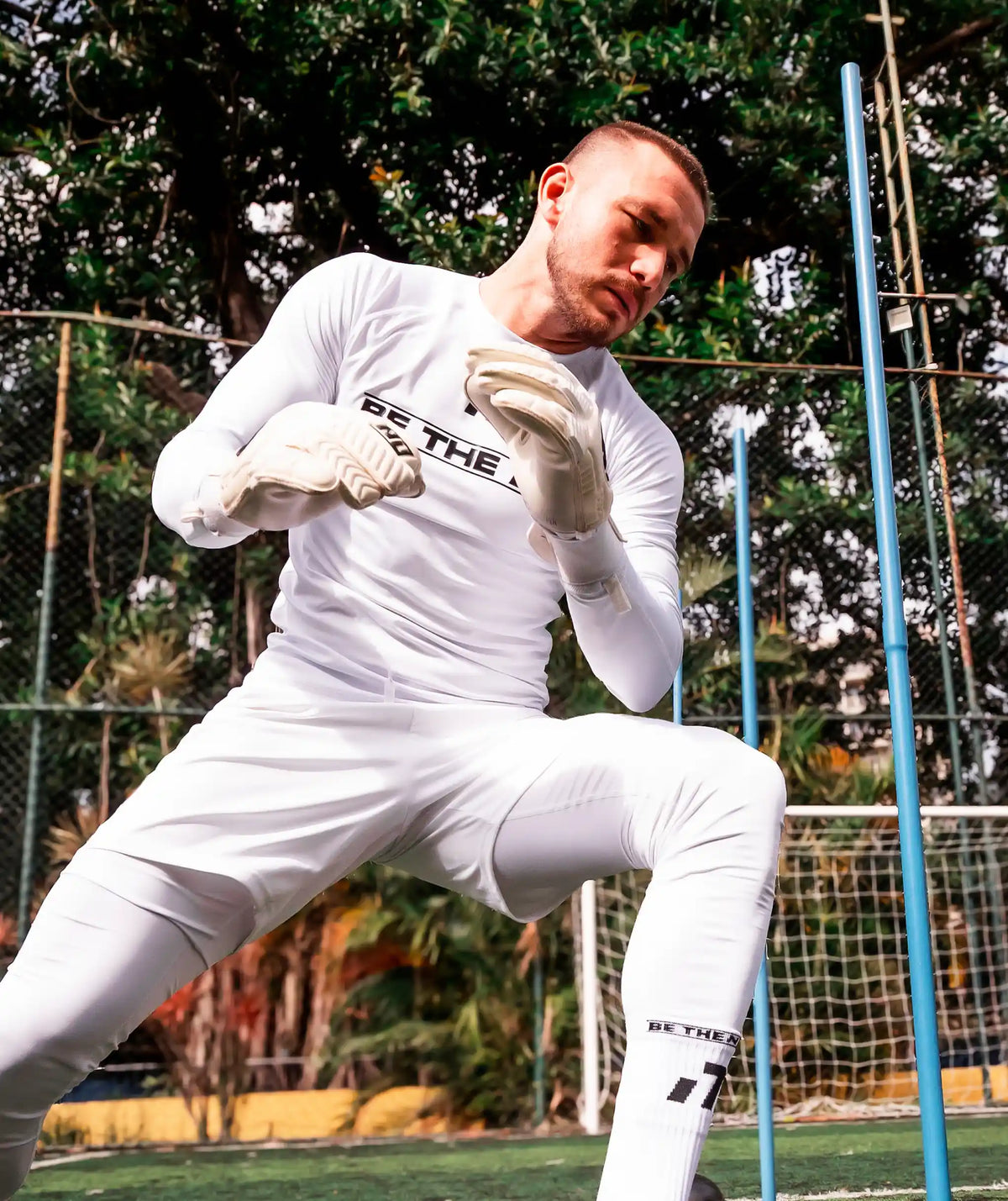 Base Layer Pants Kids White#Color_White