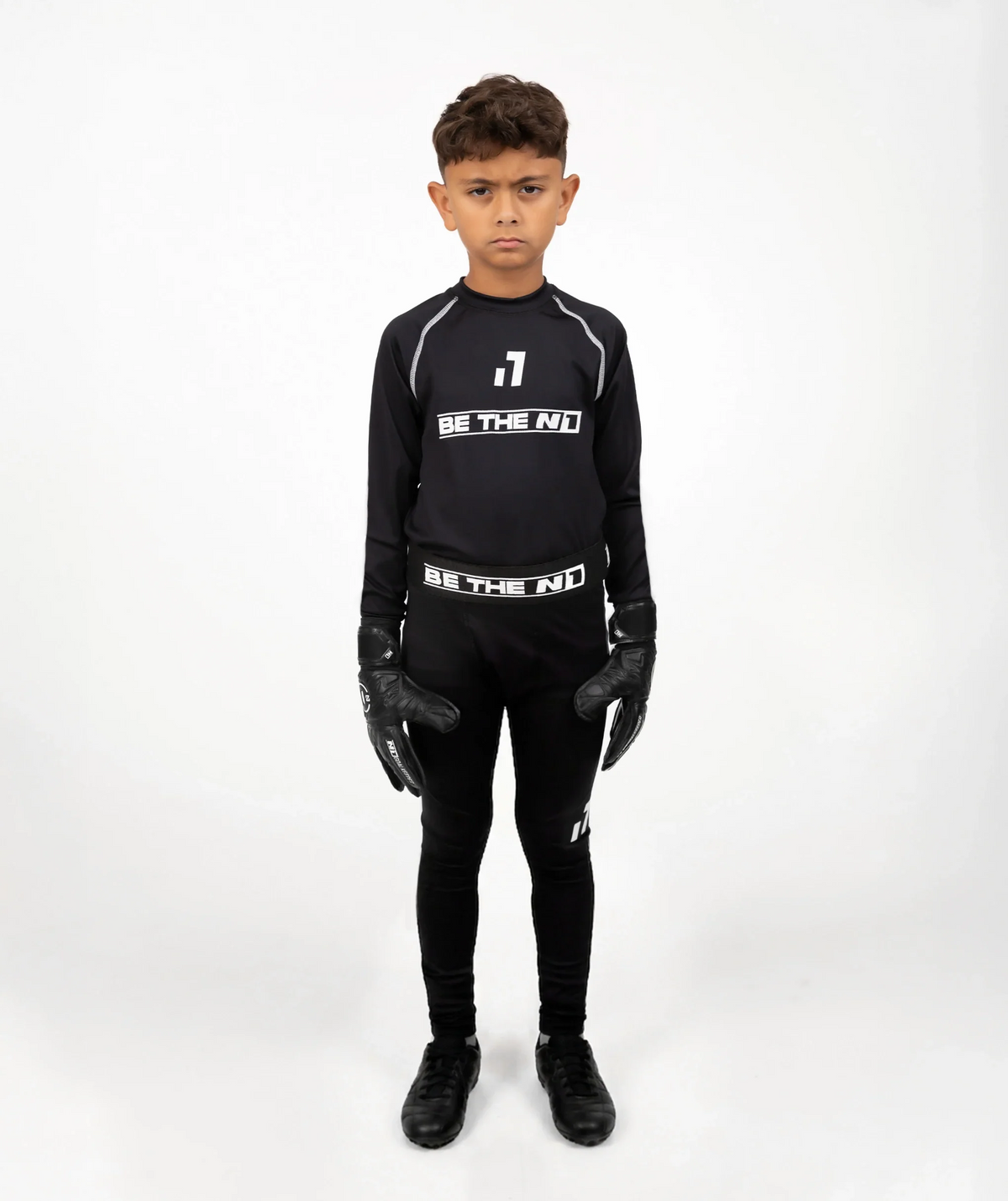 Base Layer Pants Kids Black#Color_Black