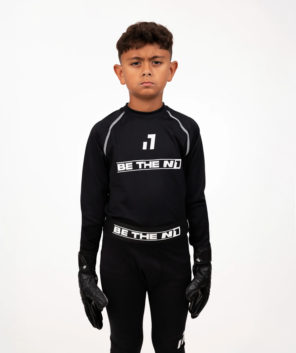 Base Layer Pants Kids Black#Color_Black
