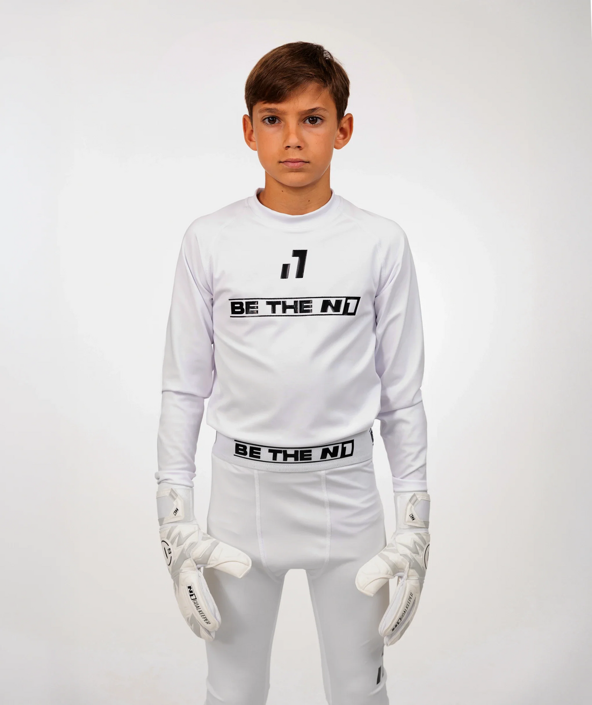 Base Layer Pants Kids White#Color_White