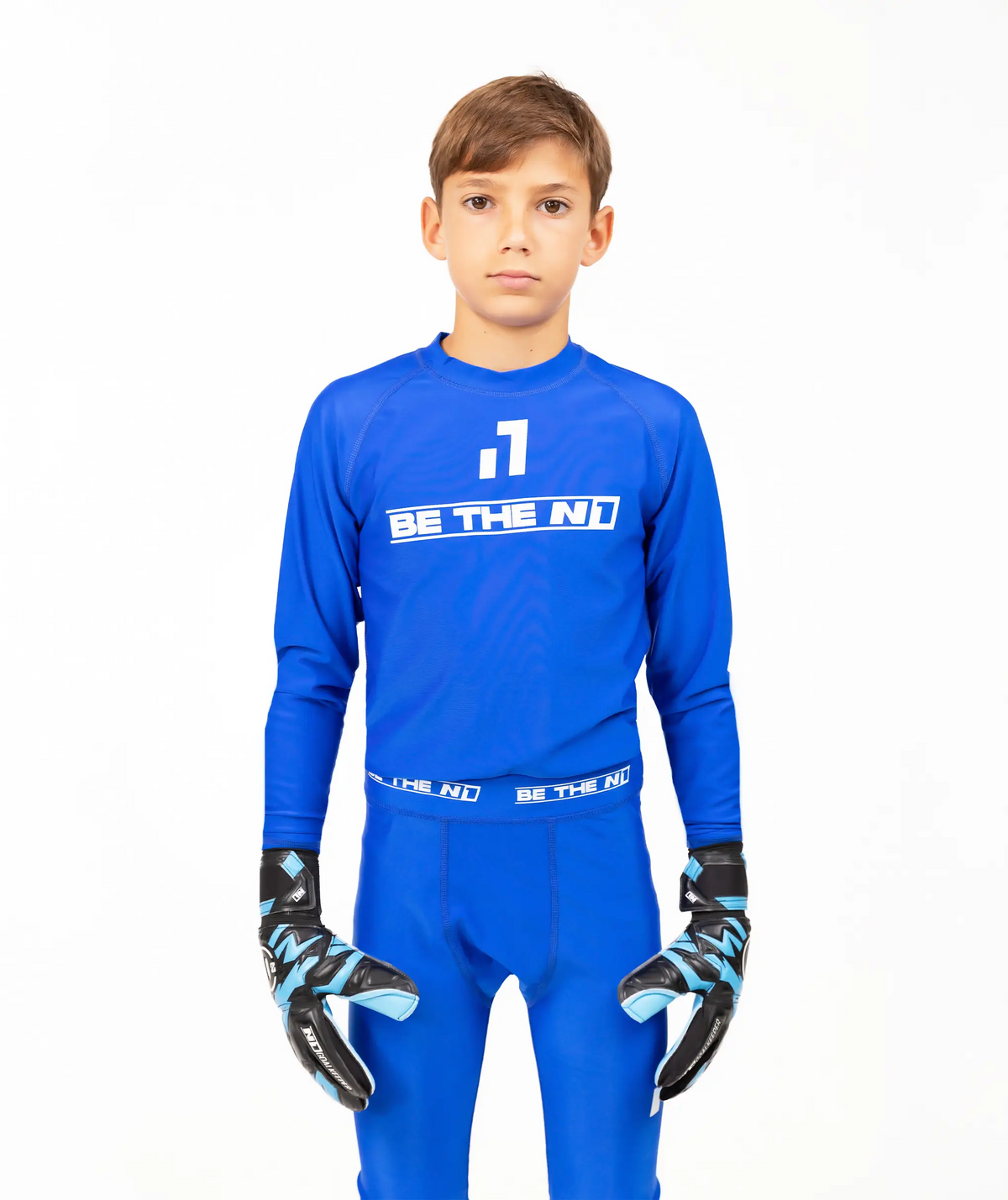 Base Layer Pants Kids Blue#Color_Blue