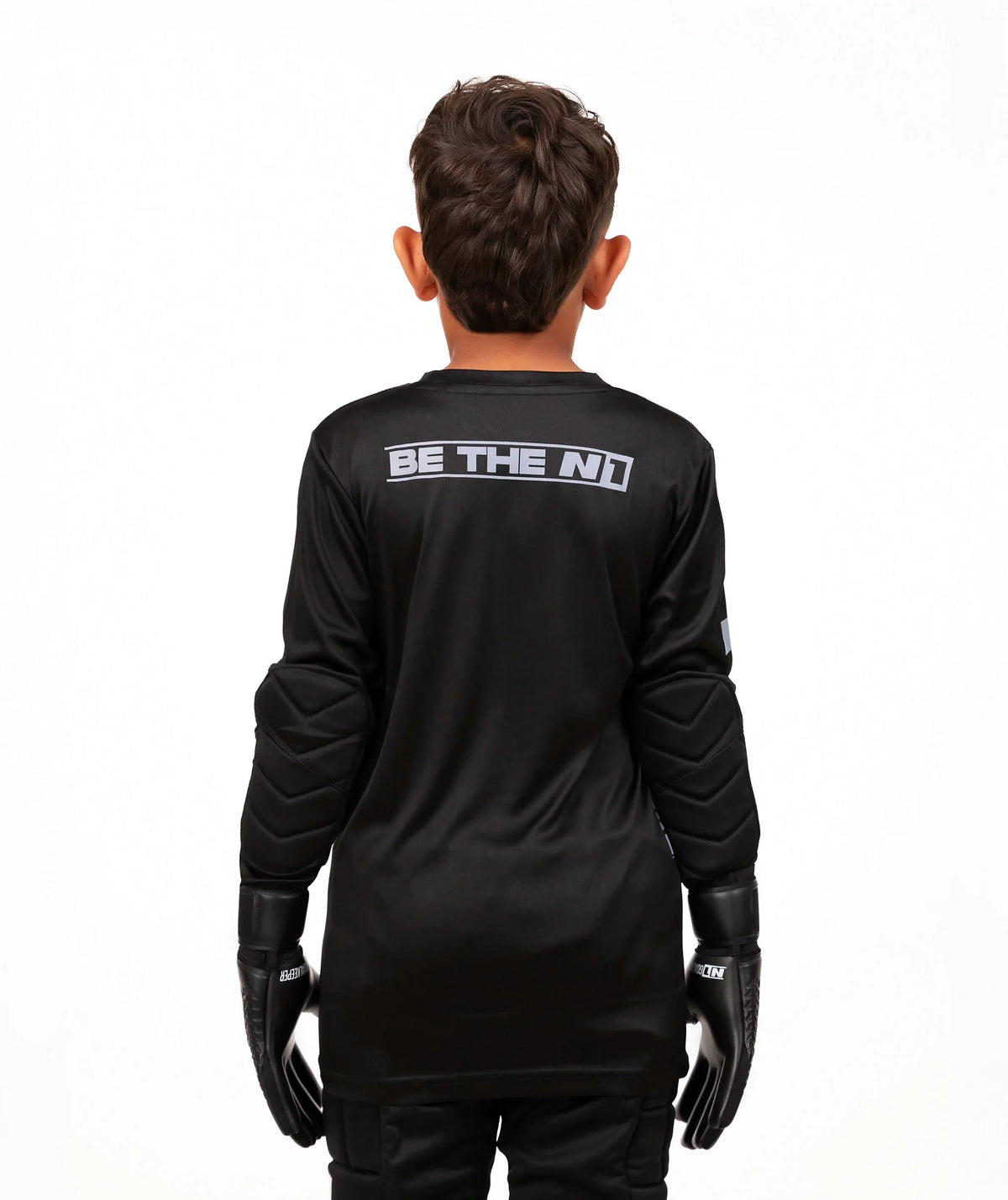 Goalkeeper Jersey Kids Black#Color_Black