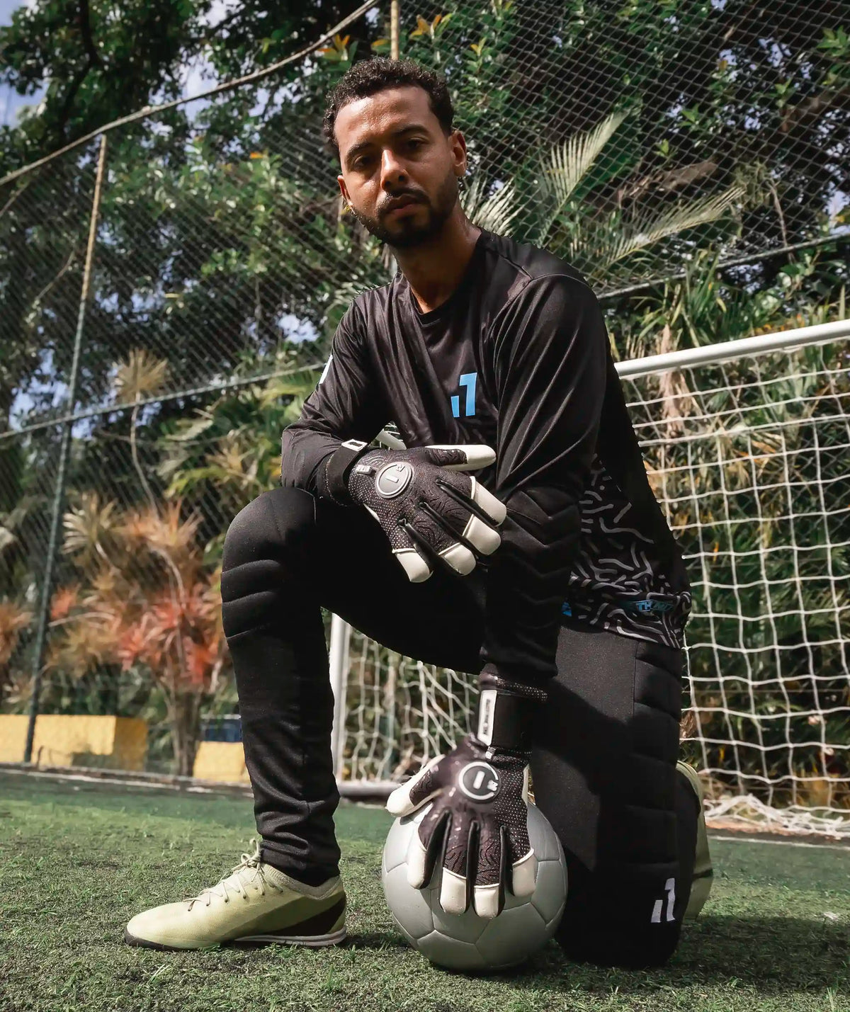 Goalkeeper Jersey Kids Blue#Color_Blue