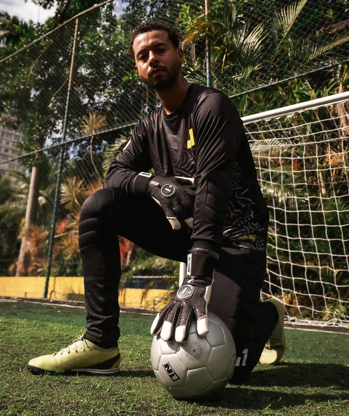 Goalkeeper Jersey Kids Neon#Color_Neon