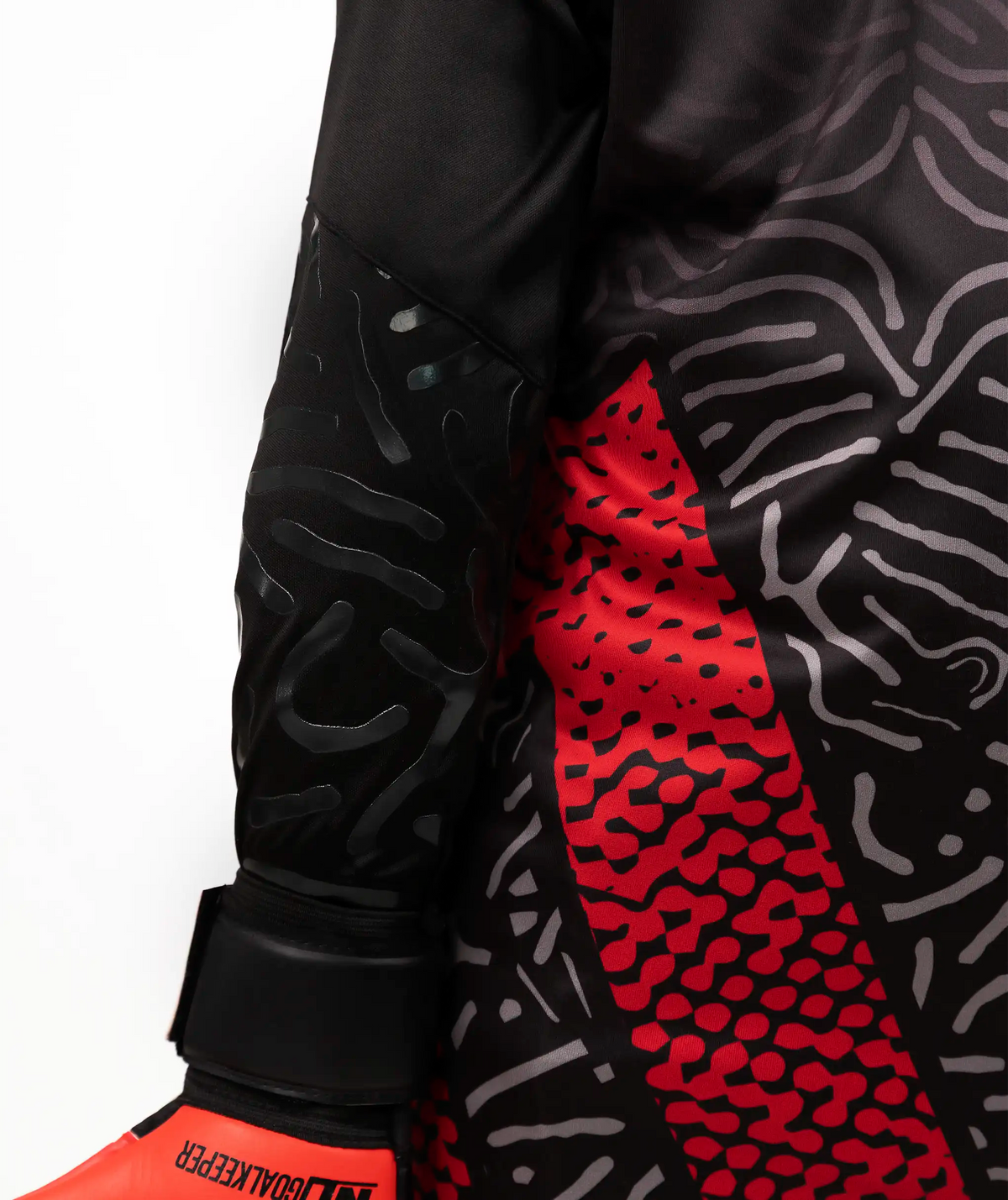 Goalkeeper Jersey Kids Red#Color_Red