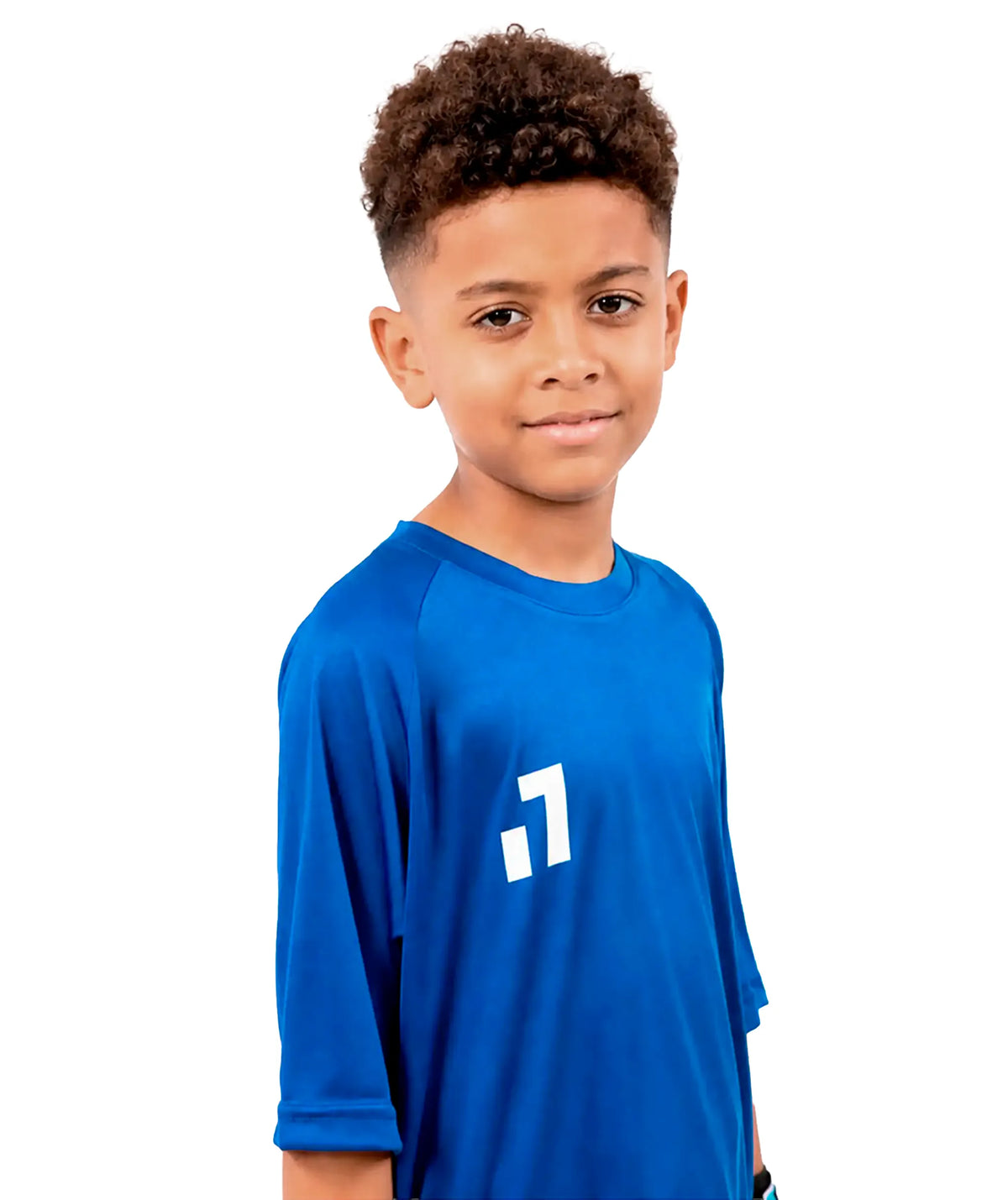 Short-Sleeve Training Jersey Kids Blue