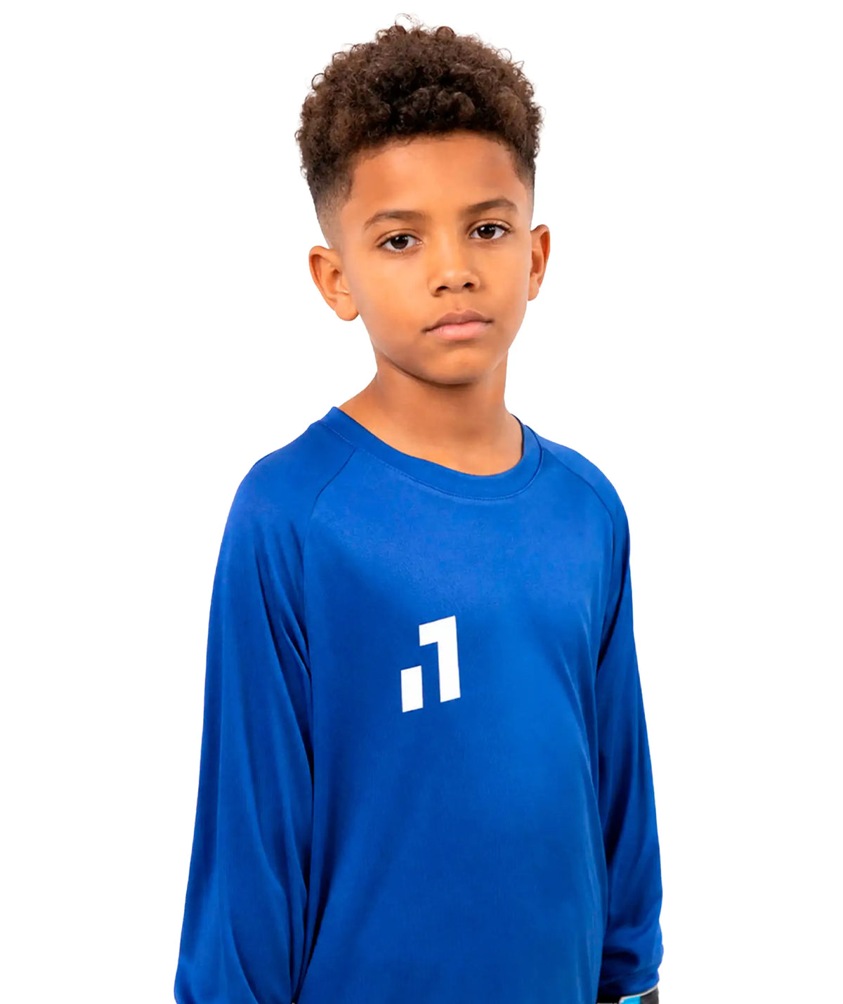 Long-Sleeve Training Jersey Kids Blue