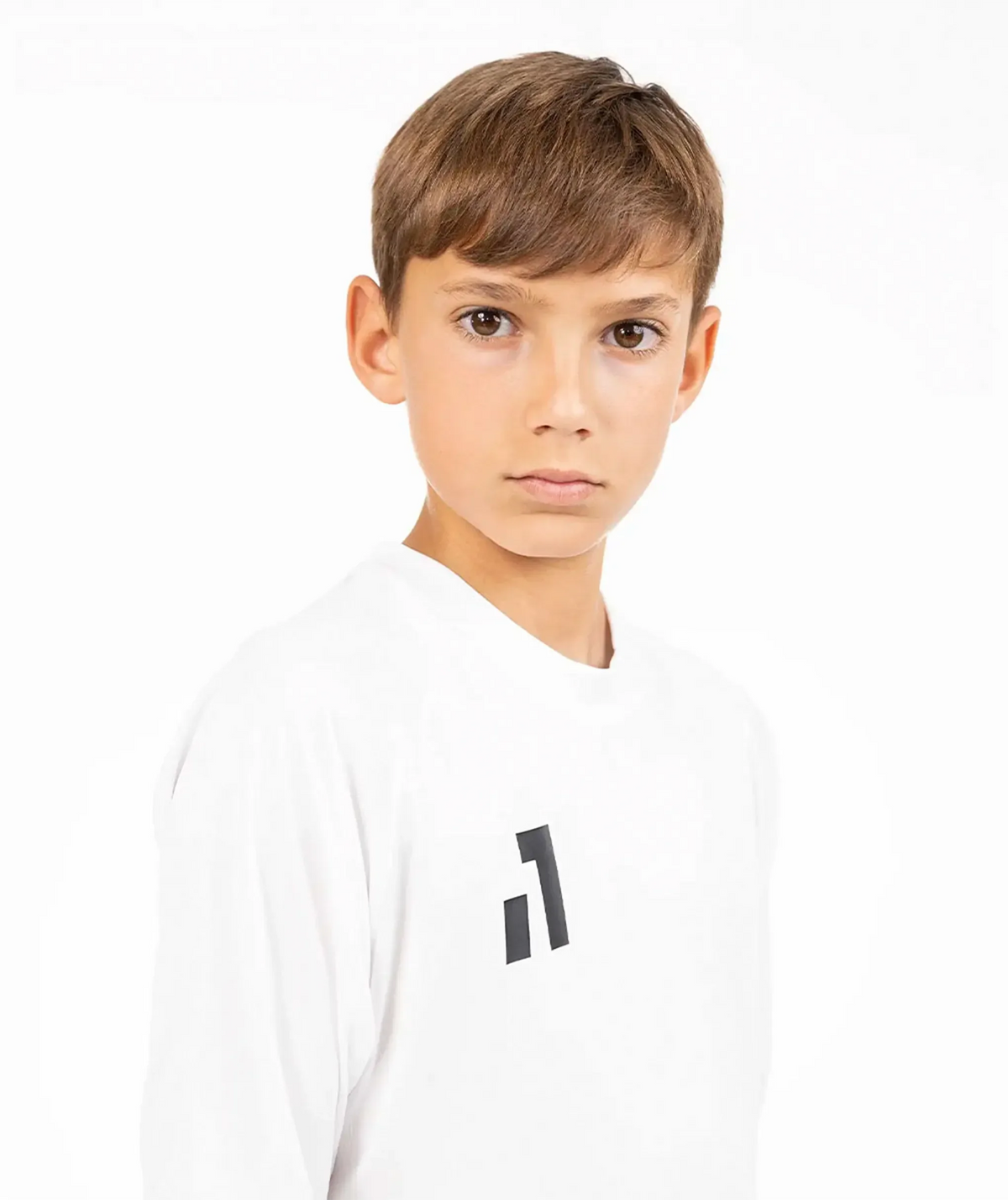 Long-Sleeve Training Jersey Kids White