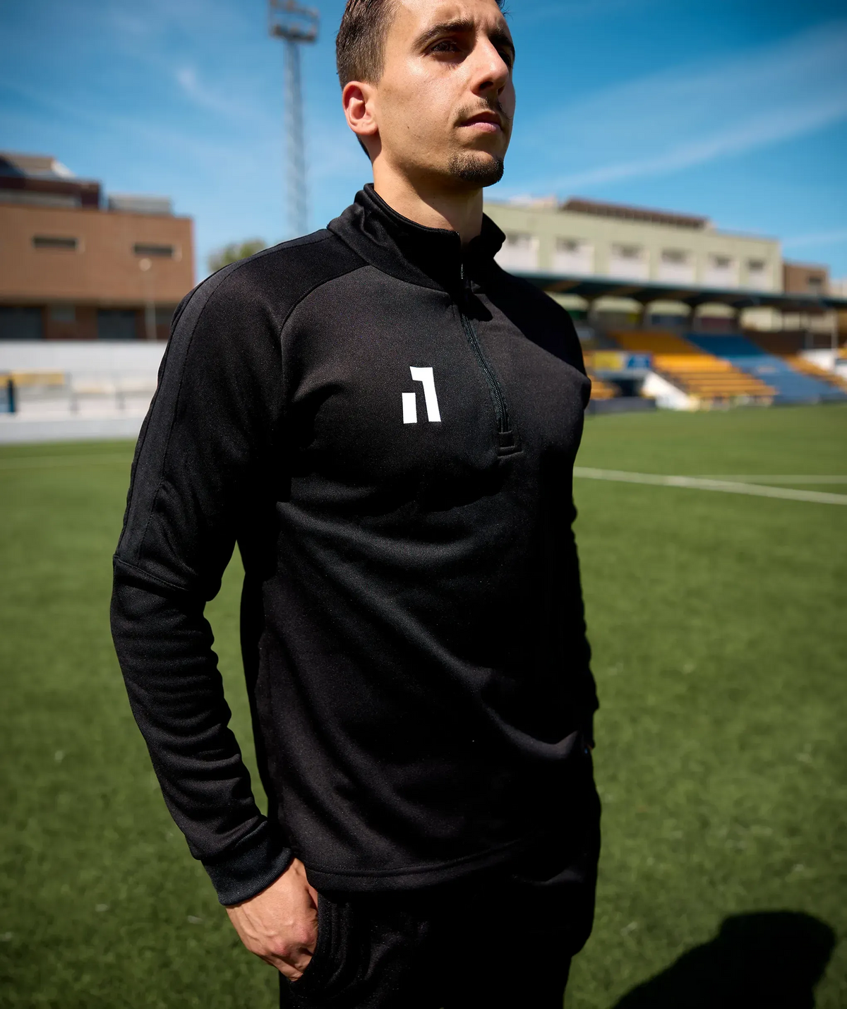 Training Sweatshirt Black#Color_Black