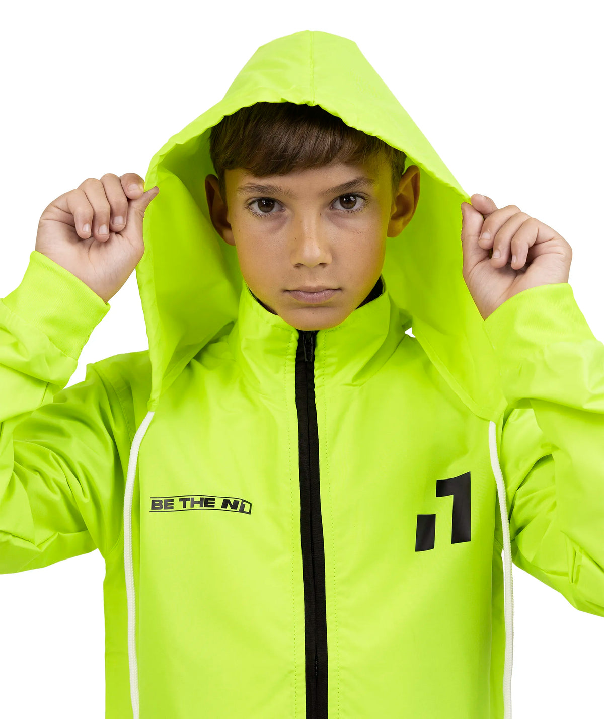 Rain Jacket Kids Neon#Color_Neon