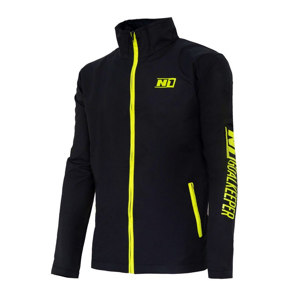 Rain Jacket Black & Neon#Color_Black & Neon
