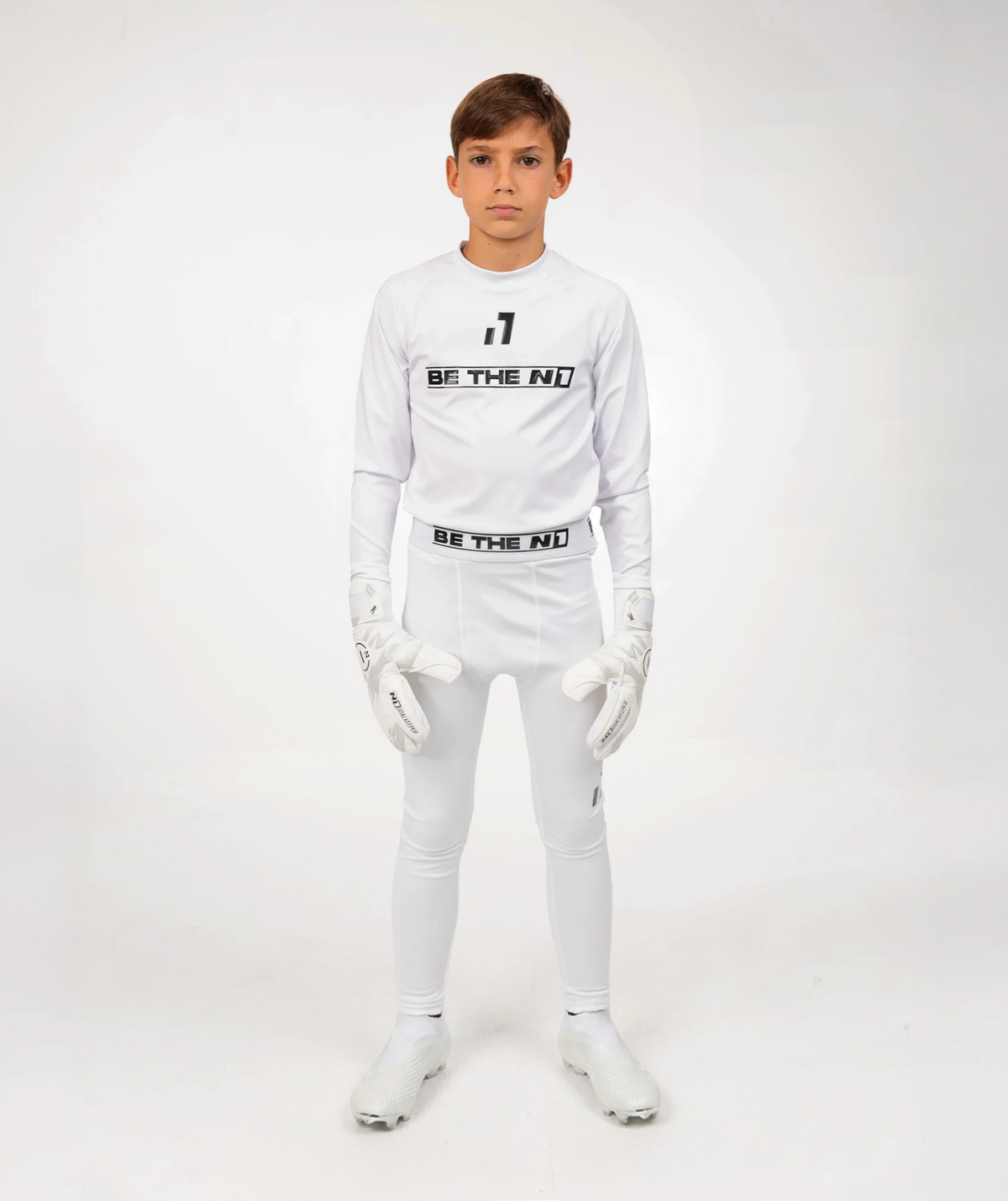 Base Layer Pants Kids White#Color_White