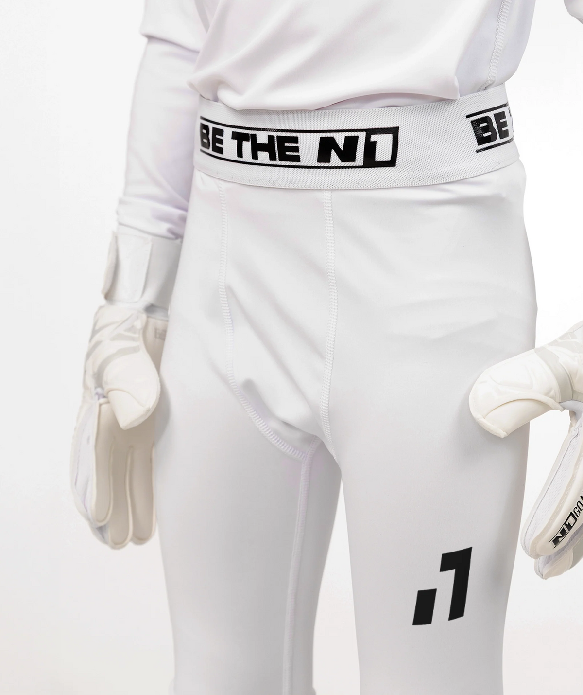 Base Layer Pants Kids White#Color_White