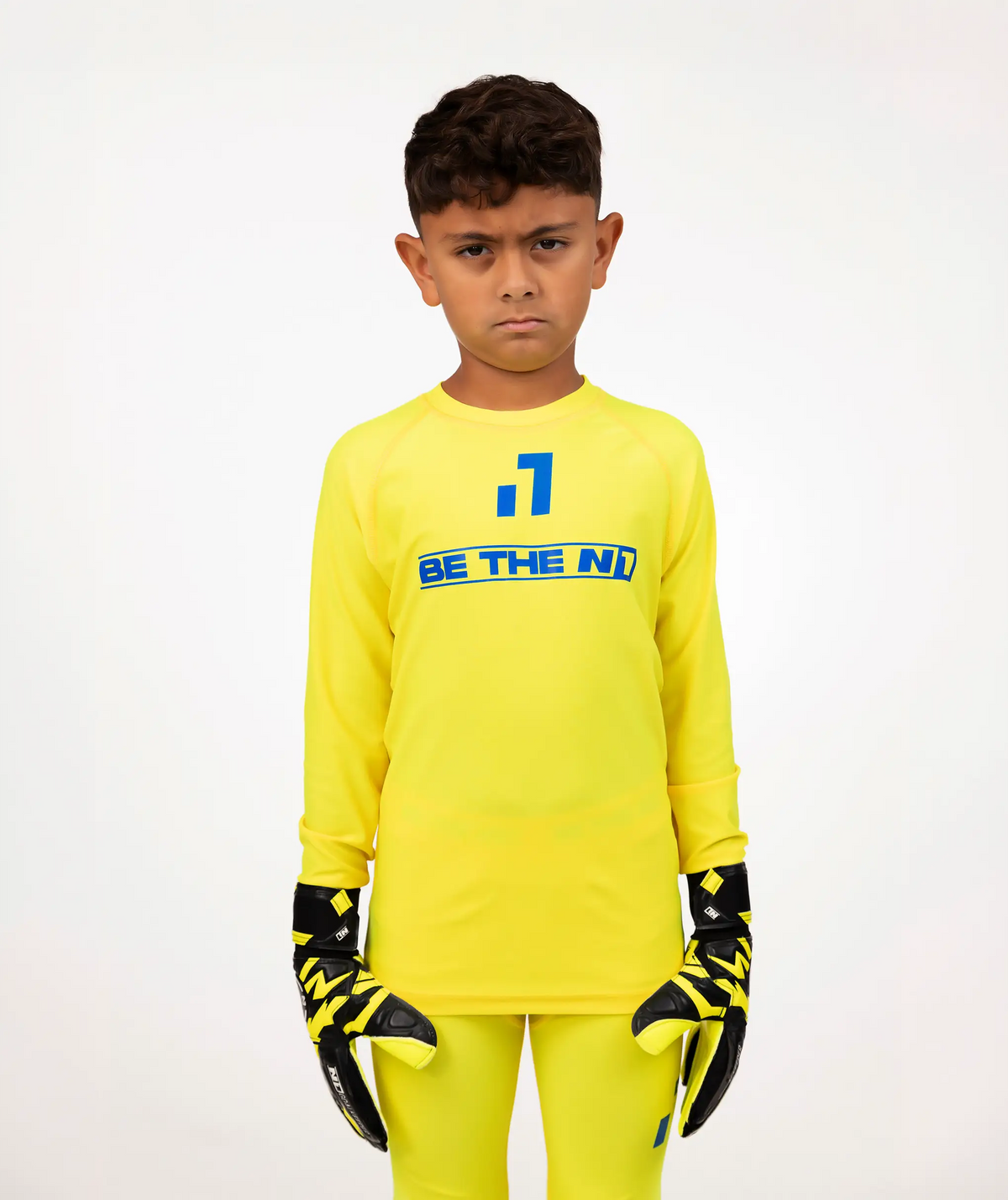Long Sleeve Base Layer Top Kids Yellow#Color_Yellow