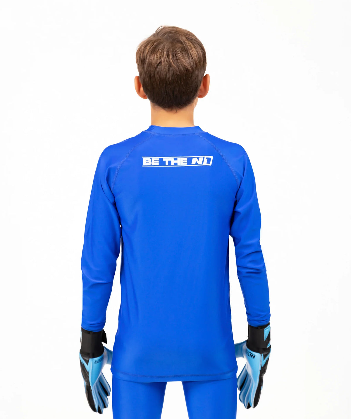 Long Sleeve Base Layer Top Kids Blue#Color_Blue