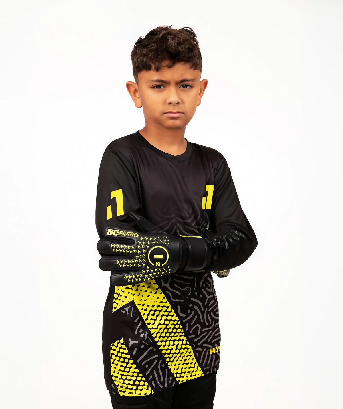 Goalkeeper Jersey Kids Neon#Color_Neon