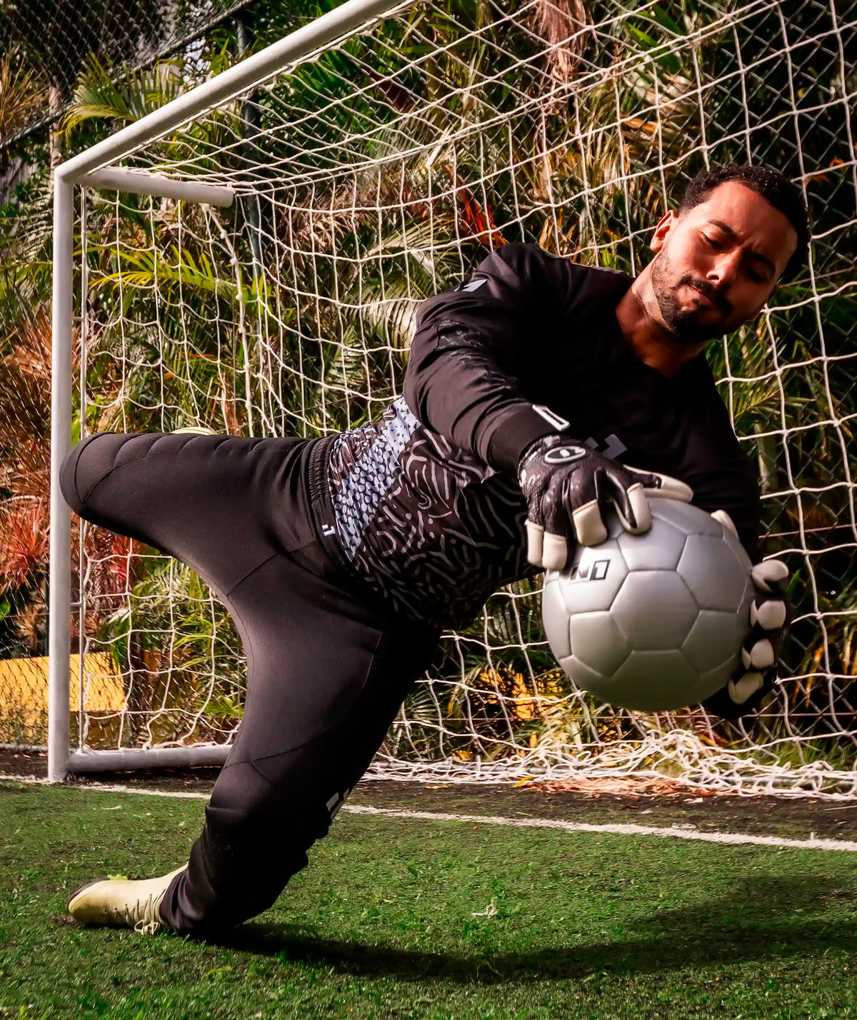Goalkeeper Jersey Kids Black#Color_Black