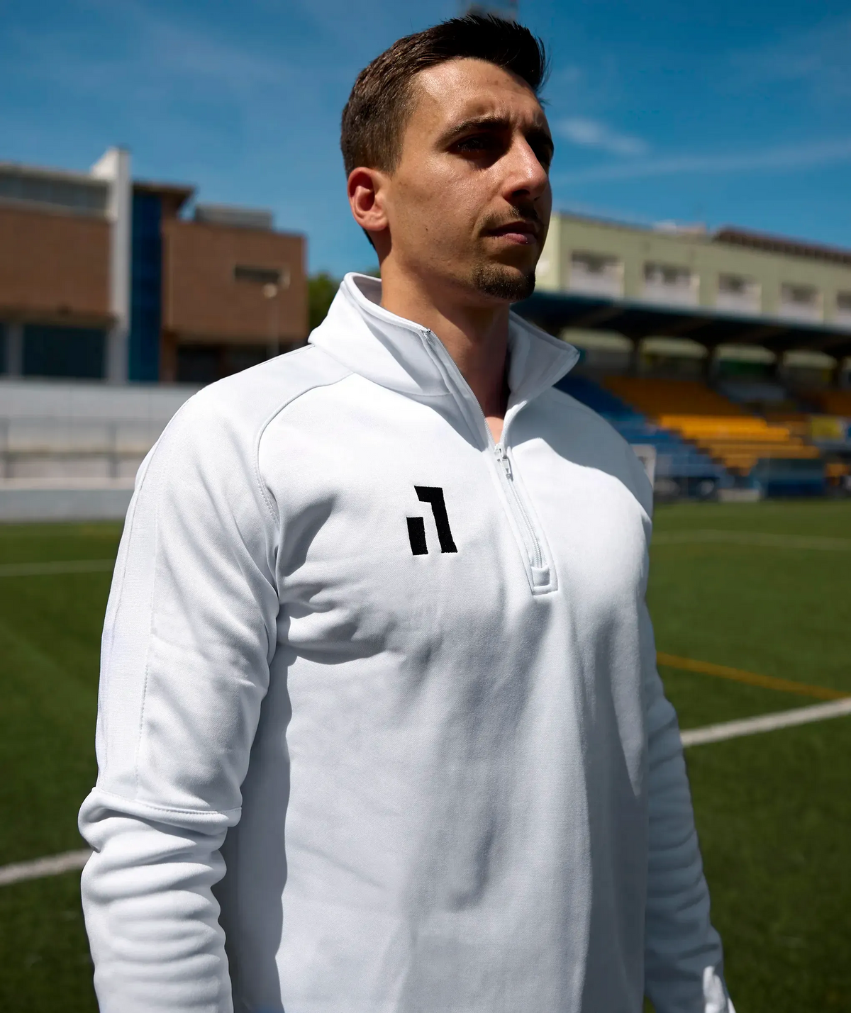 Training Sweatshirt White#Color_White