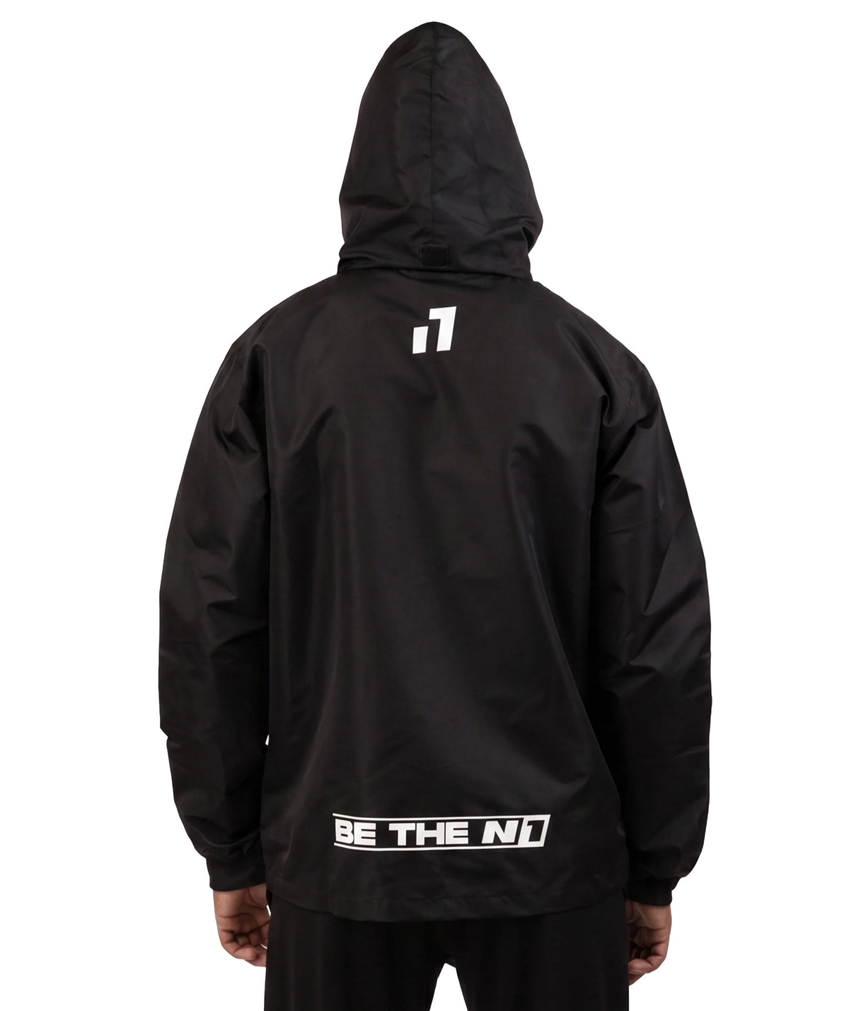 Rain Jacket Black & White#Color_Black & White
