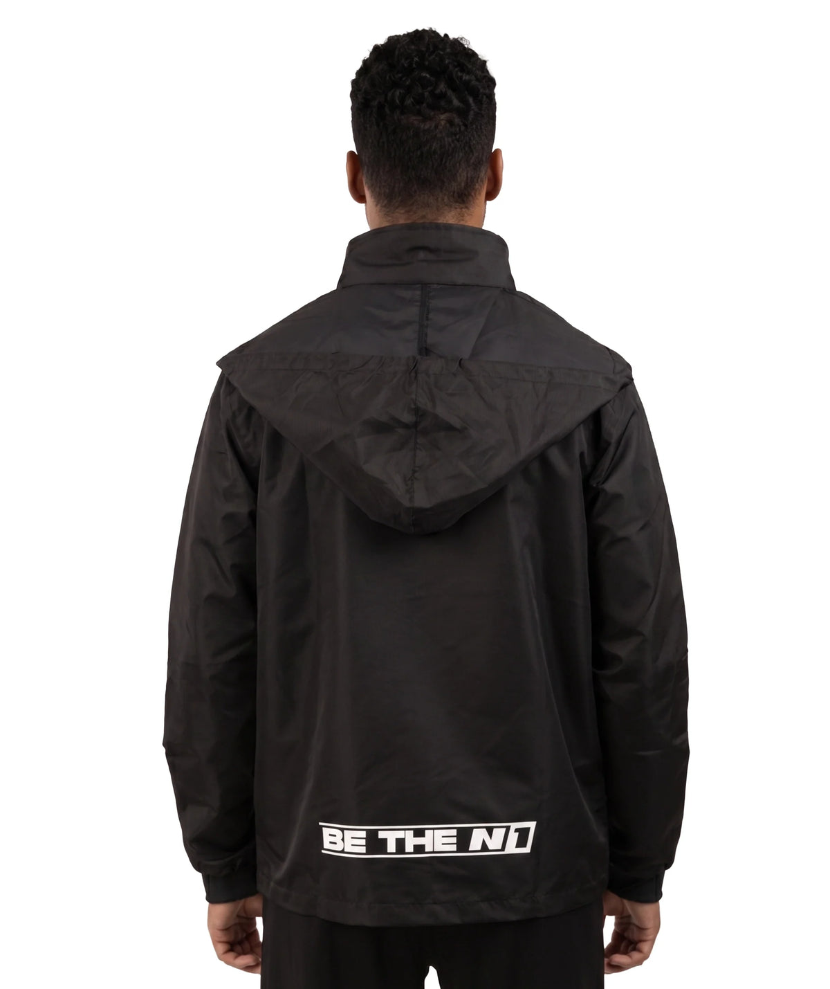 Rain Jacket Black & White#Color_Black & White